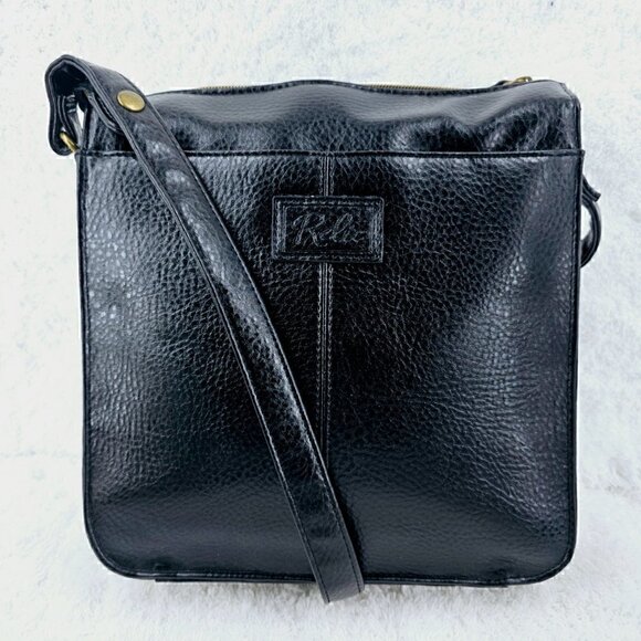 Relic Brand Black Faux Pebble Leather Crossbody - Picture 10 of 12